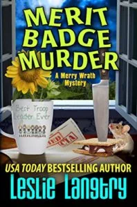 Cover of Merit Badge Murder by Leslie Langtry