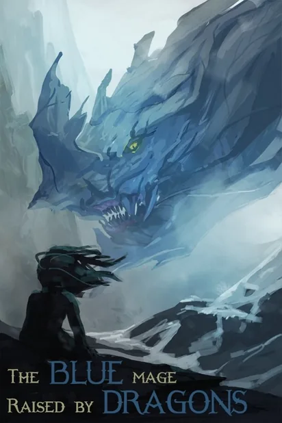 Cover of The Blue Mage Raised by Dragons by Virlyce