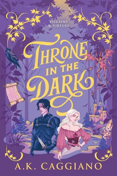 Cover of Throne in the Dark by A. K. Caggiano